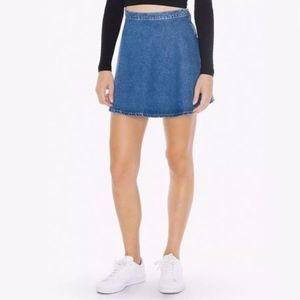 American Apparel Denim Circle Skirt
